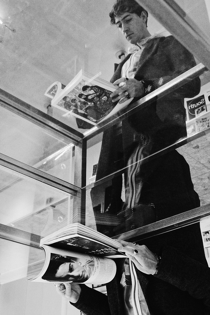 black and white photo